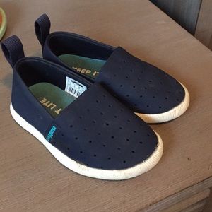 Boys slip on native shoes 6